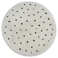 RUNDTEPPICH Abstrakt ATRIO Polypropylen Creme 120 x 120 cm - Beige, Textil (120/120cm) - KADIMA DESIGN