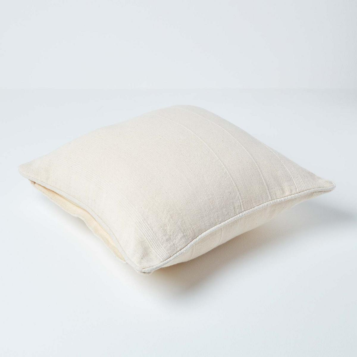 KISSENHÜLLE Rajput 45/45 cm, 100% Baumwolle - Creme, Textil (45/45cm) - Homescapes
