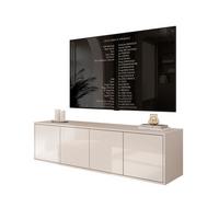 TV-SCHRANK SANAYI Kaschmir Hochglanz – hängend - Kaschmir, Holzwerkstoff (156/42/38cm) - Lookway
