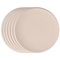 PLATZTELLER NewMoon beige ø 29 cm 6er Set - Beige, Keramik (29cm) - Villeroy & Boch