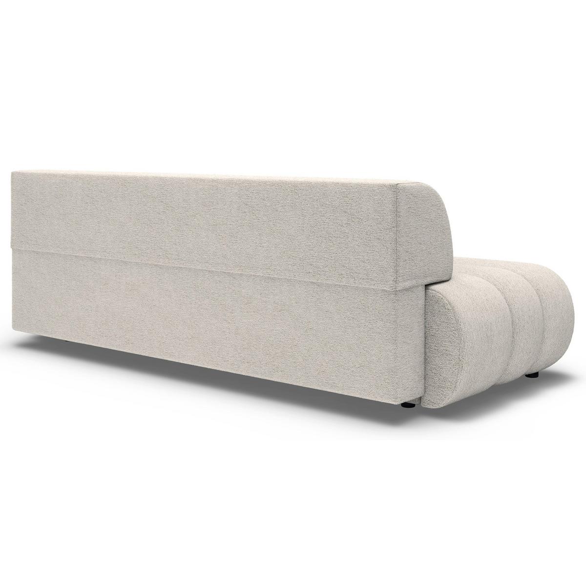 SCHLAFSOFA Arione 214 cm - Ecru/Schwarz, Kunststoff/Textil (214/74/104cm) - Selsey