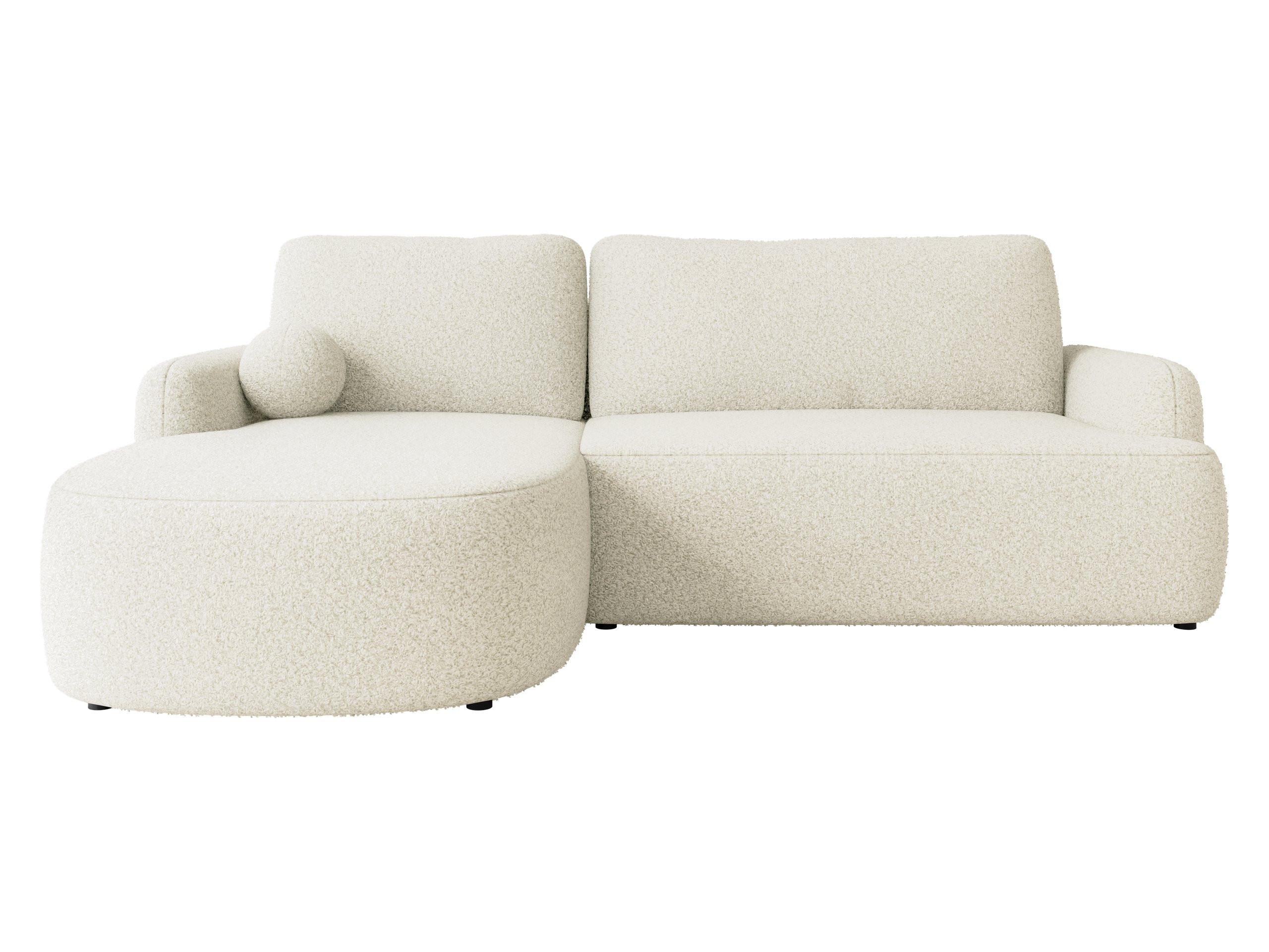 ECKSOFA Loridu, Seite: Links - Schwarz/Naturfarben, Holz/Kunststoff (250/174cm) - MIRJAN24