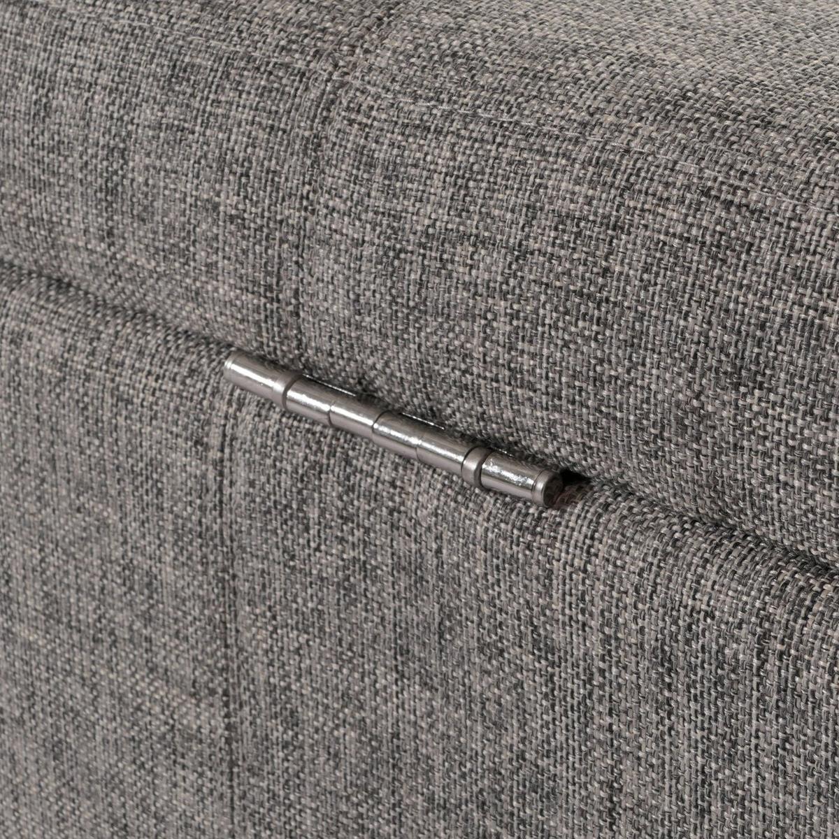 AUFBEWAHRUNGS-TRUHE XXL Grau - Grau, Textil (180/45/45cm) - MCW
