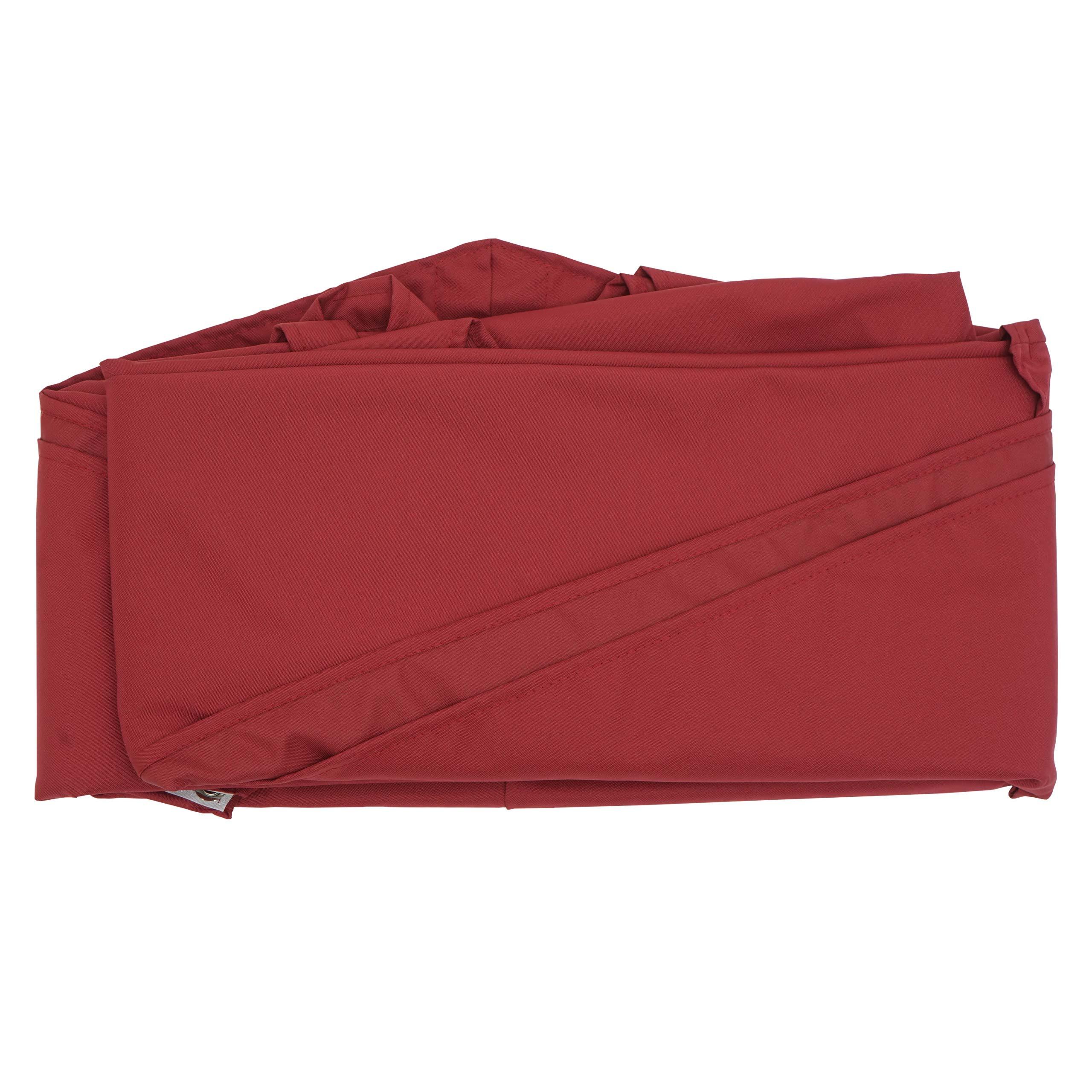 SONNENSCHIRMBEZUG Bordeaux - Bordeaux, Textil (350/350cm) - MCW