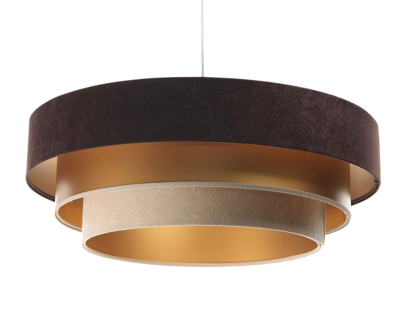 HÄNGELEUCHTE Beige 60/20 cm - Schwarz, Kunststoff (60/1.5/20cm) - ONZENO