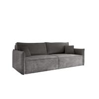 SCHLAFSOFA Lagos - Dunkelgrau, Holzwerkstoff/Textil (221/70/105cm) - Fun Möbel