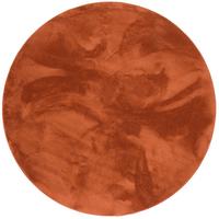 FELLTEPPICH SUPER SOFT PEARL RUND - Terracotta, Textil (200/200cm) - Pergamon