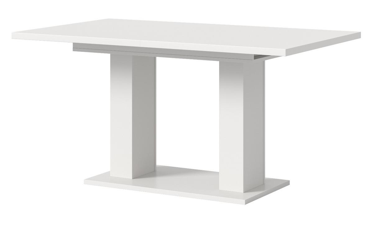ESSTISCH weiß, Küchentisch ausziehbar 150 - 190 cm - Weiß, Holzwerkstoff/Metall (150/90/76cm) - Inn.Furn