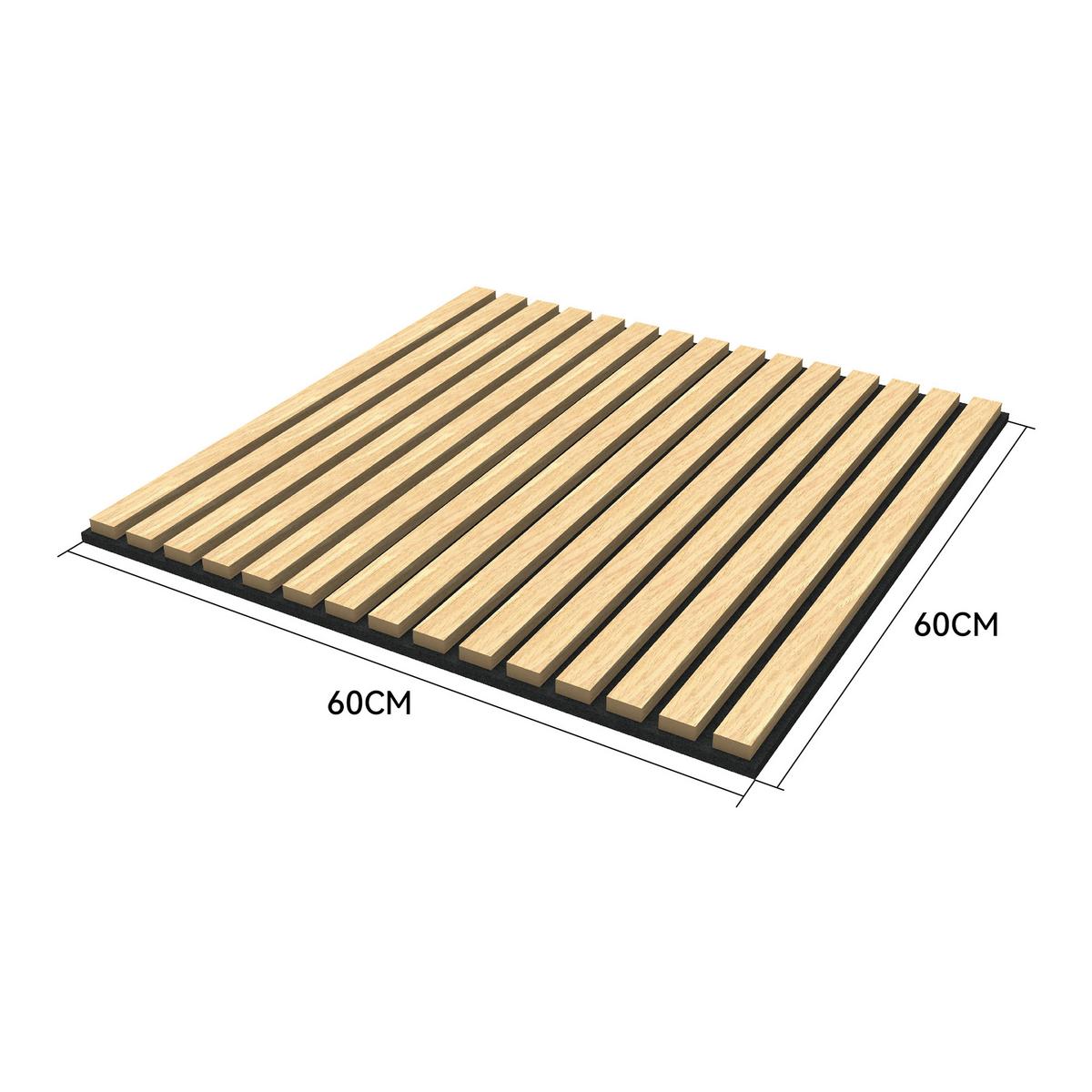 AKUSTIK WANDPANEEL-SET Vang 4-TLG. II - Eiche Artisan, Holzwerkstoff/Kunststoff (60/60/2.1cm) - NEU.HOLZ
