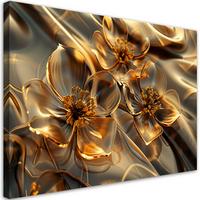 KUNSTDRUCK Gold 60/40 cm - Goldfarben, Textil (60/40cm) - KUNSTLOFT