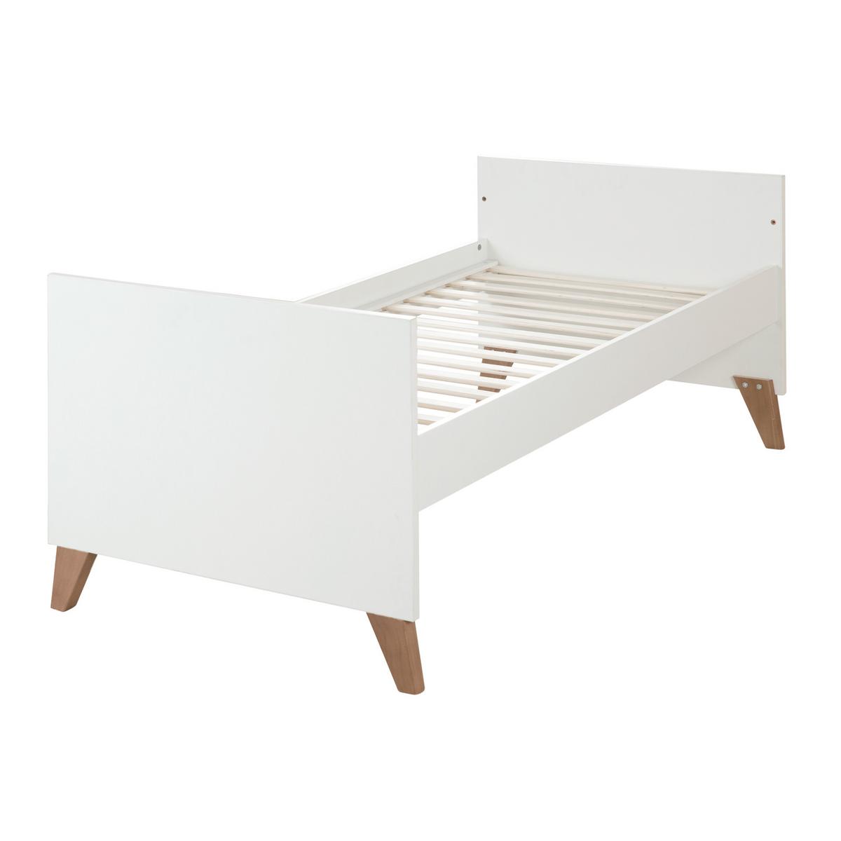 BABYZIMMER Ole 2-teilig - Weiß, Holzwerkstoff (110/98/142cm) - Roba