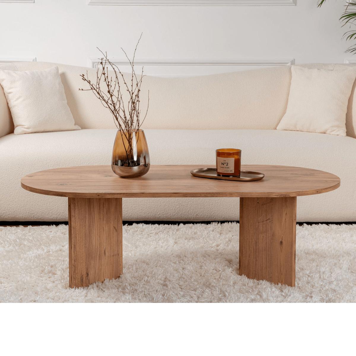 COUCHTISCH - iris 119/60/39,8 cm - Kieferfarben, Holzwerkstoff (65/60/39.8cm) - Calicosy