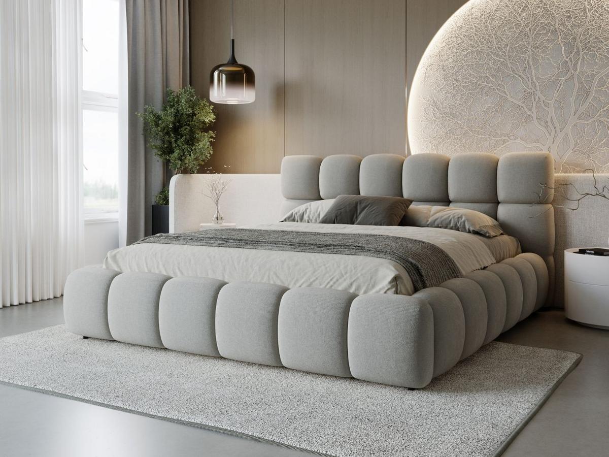 POLSTERBETT Modo 160x200 Grau - Grau, Textil (160/200cm) - Graingold
