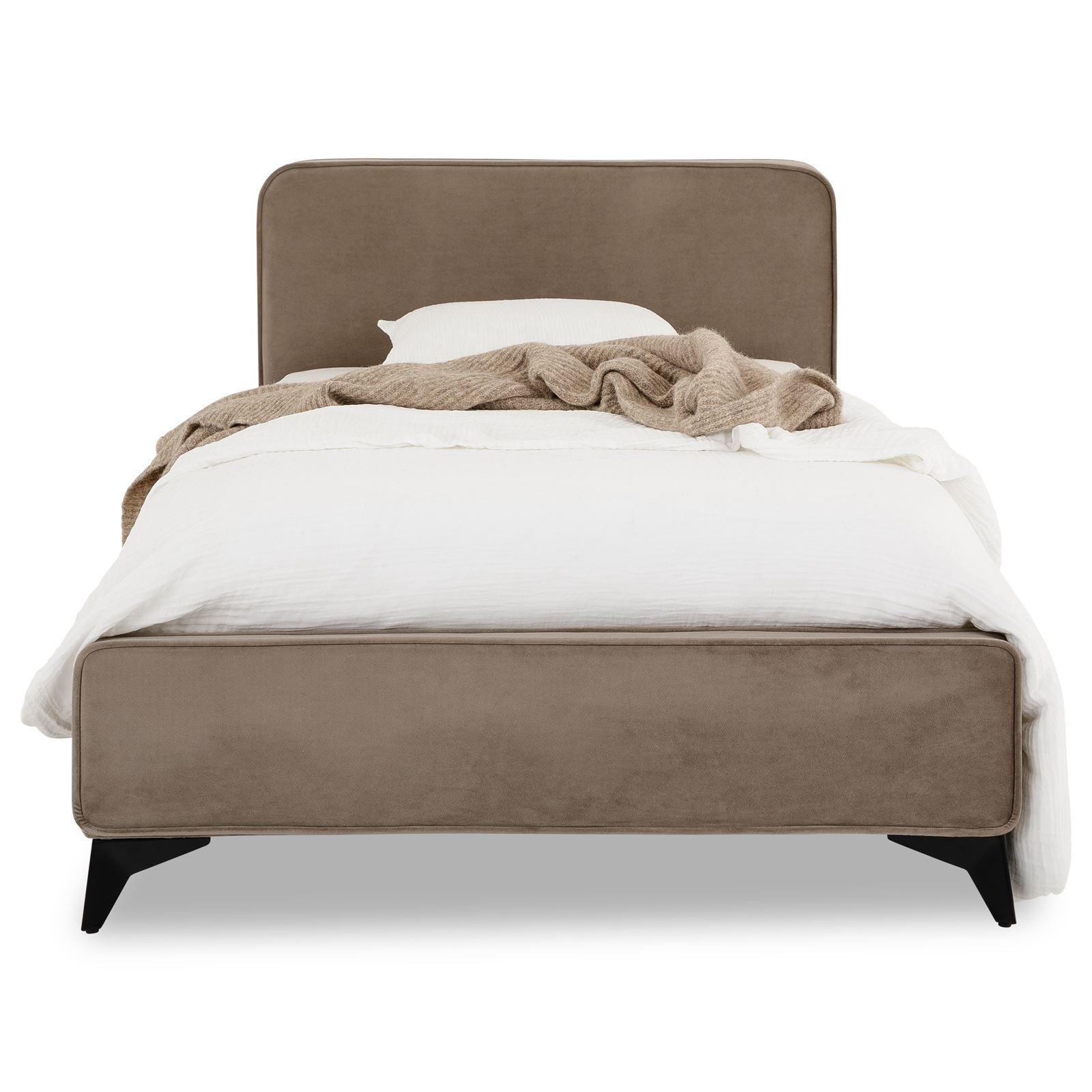POLSTERBETT LAVORO 90x200 cm greige - Greige, Textil (90/200cm) - IDIMEX