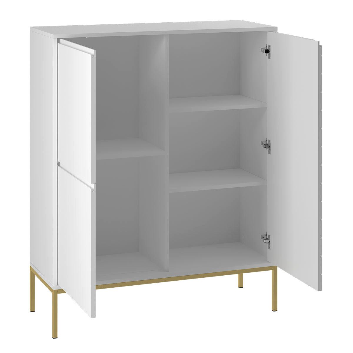 SIDEBOARD Daria Weiß - Weiß, Holzwerkstoff (102/145/39cm) - Petits-meubles