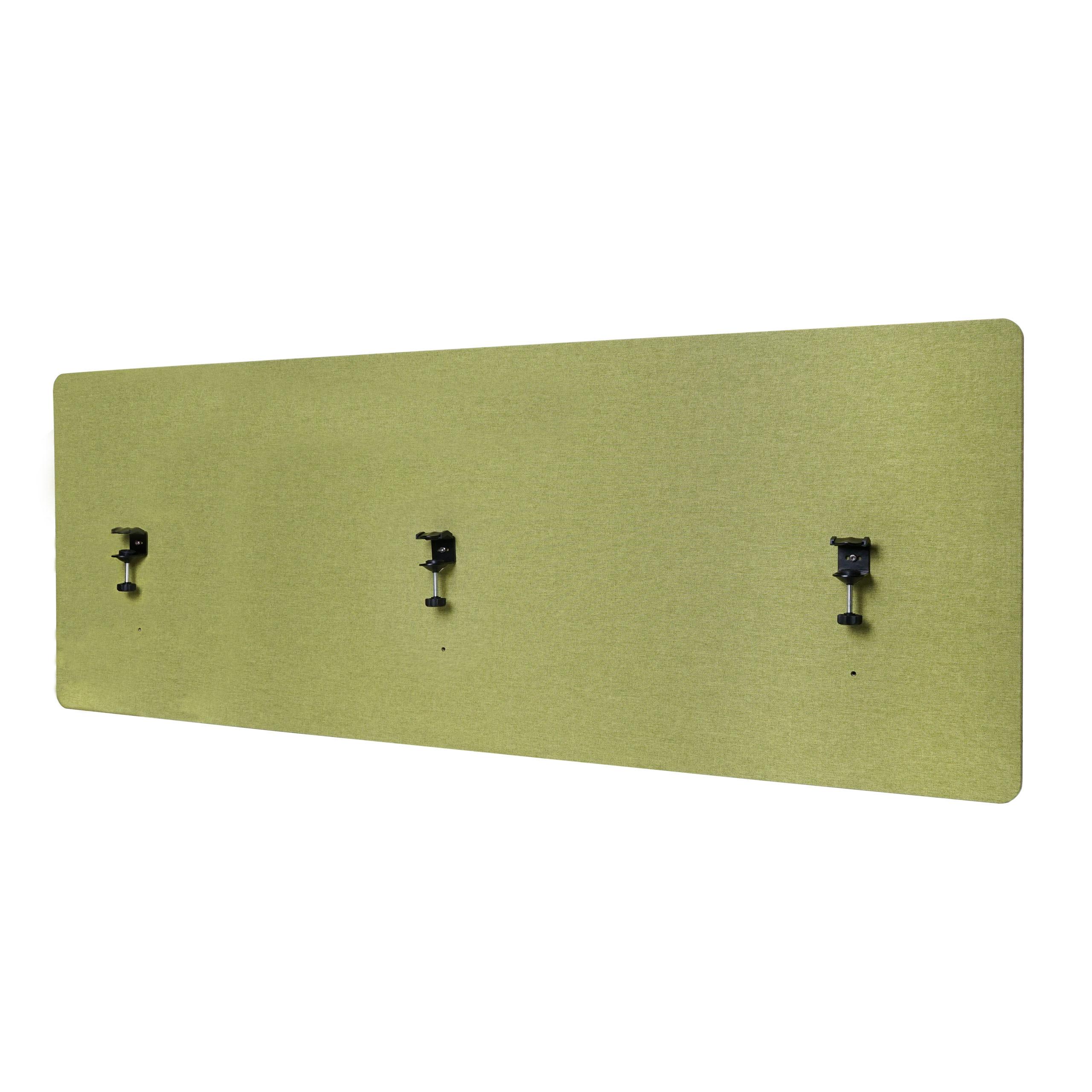 AKUSTIK-TISCHTRENNWAND Hellgrün - Hellgrün, Textil (160/60/2cm) - MCW