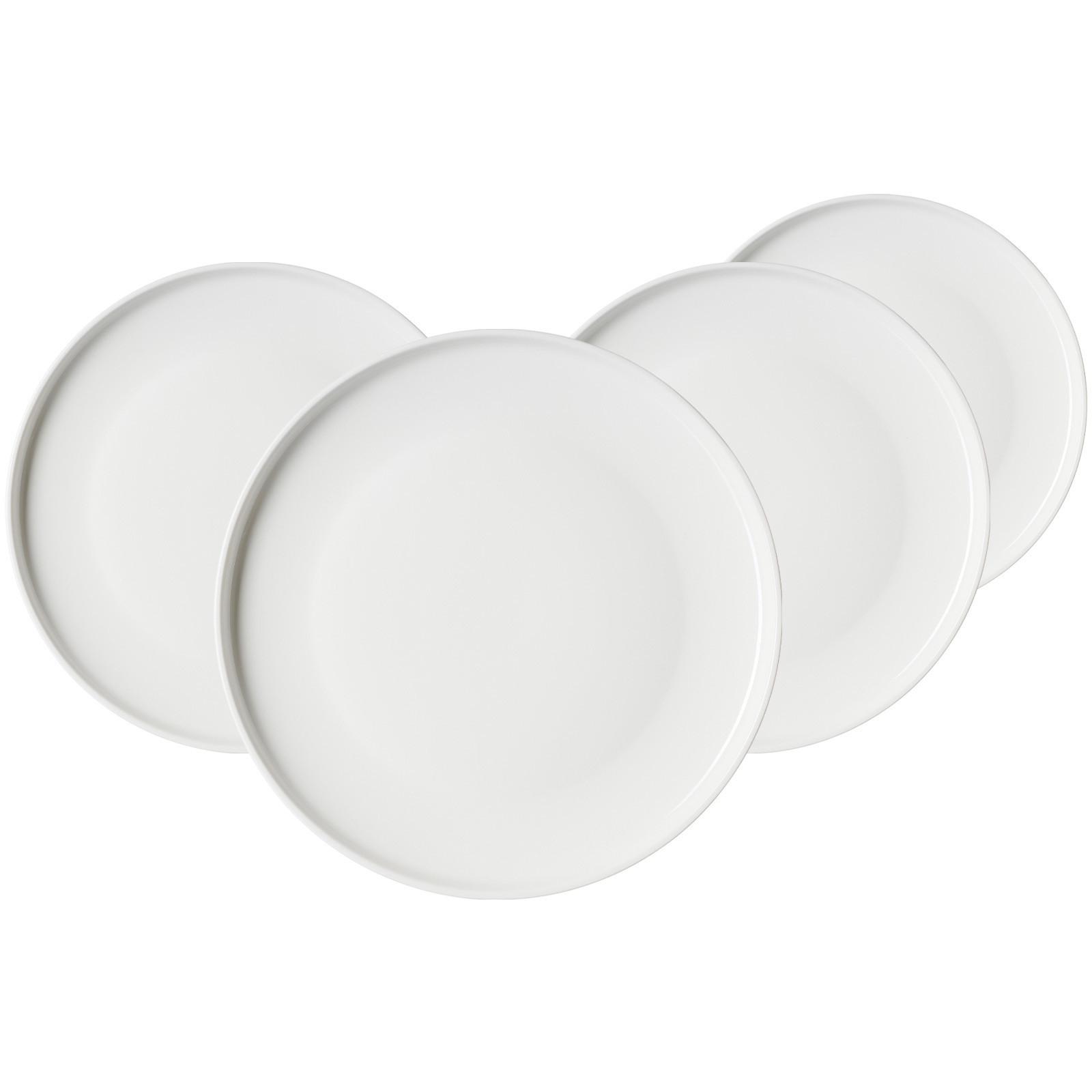 SERVIERPLATTEN Kelly weiß ø 30 cm 4er Set - Weiß, Keramik (30/2.9/30cm) - Ritzenhoff Breker