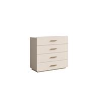 KOMMODE LOKIRN 100/92,5/41,5cm mit 4 Schubladen Türen Beige - Beige, Holzwerkstoff (100/92.5/41.5cm) - MASSENO