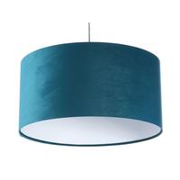 HÄNGELEUCHTE Türkis 60/30 cm - Türkis/Weiß, Kunststoff (60/1.1/30cm) - ONZENO