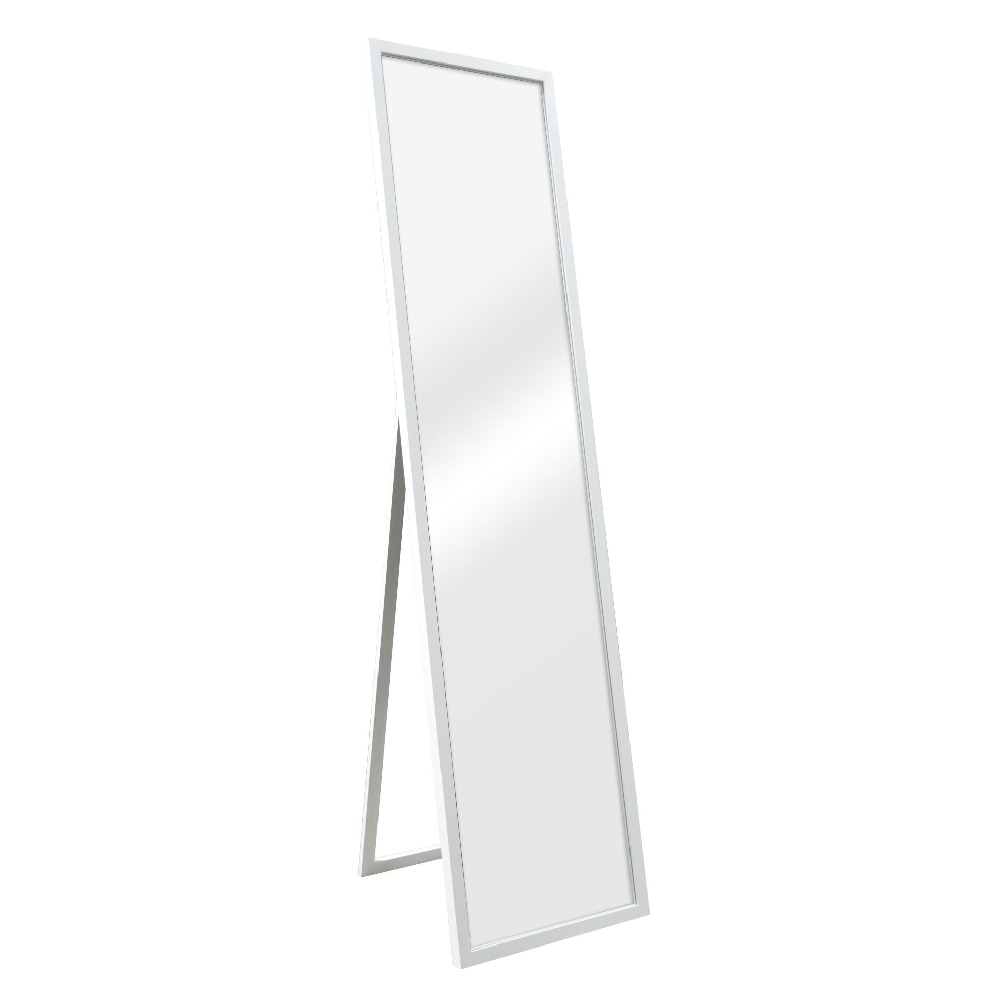 STANDSPIEGEL Giovinazzo - Weiß, Glas/Holzwerkstoff (35/152.8/150cm) - [en.casa]
