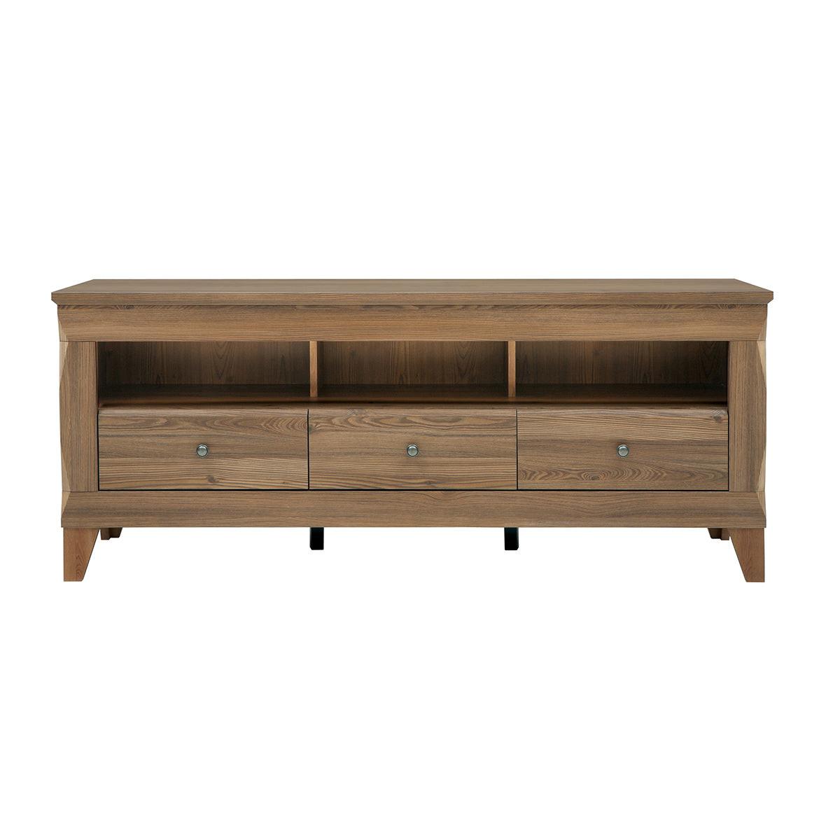 TV-MÖBEL Raya Holz - Braun, Holzwerkstoff (156/64/47cm) - Petits-meubles