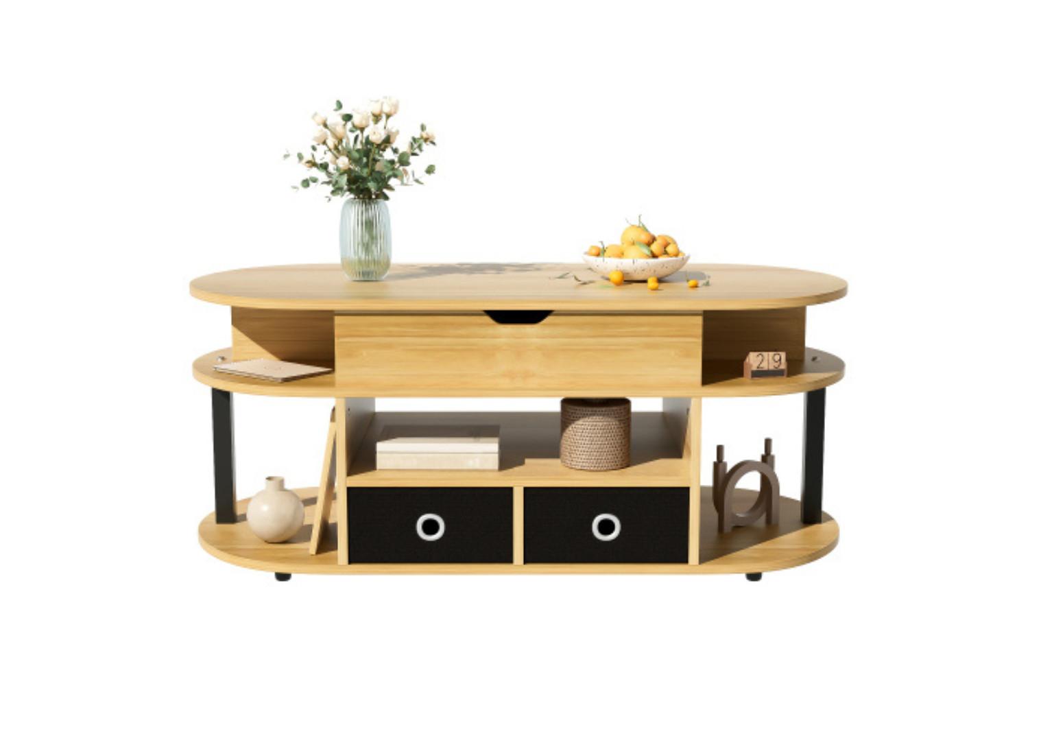 COUCHTISCH Brown 105/50/45 cm - Braun, Holz (105/50/45cm) - Urban Meuble