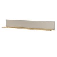 WANDBOARD Sand, Evoke Eiche, Wandregal 140 cm - Kaschmir, Holzwerkstoff (140/20/22cm) - Top.Furn
