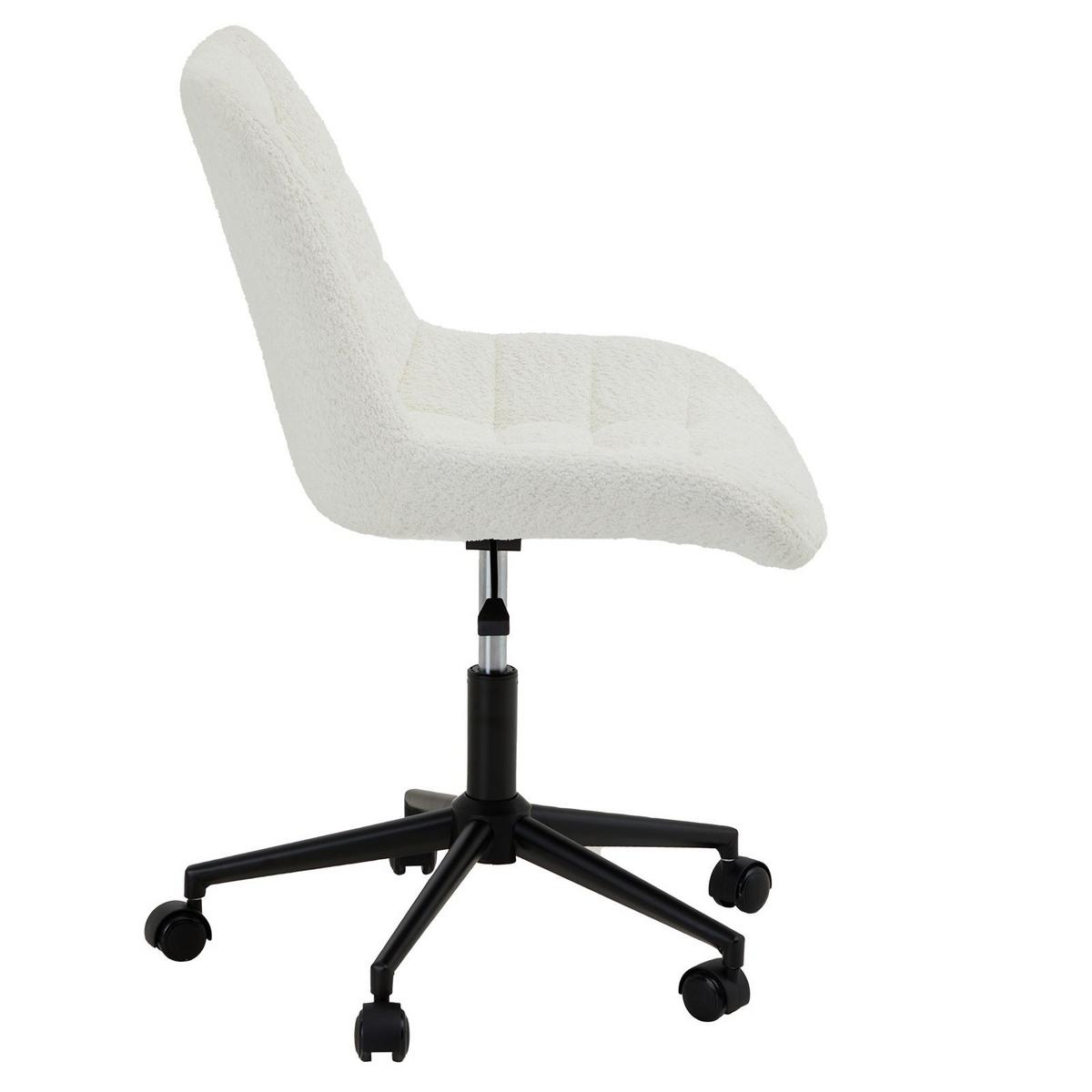 DREHSTUHL TASK weiß - Weiß, Textil (54/80/61cm) - IDIMEX