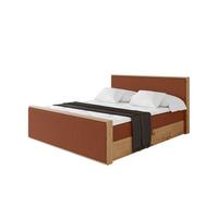 BOXBETT LOLLI9 -Z 140x200 - H4 Rot - Rot, Holzwerkstoff (140/200cm) - ALTDECOR