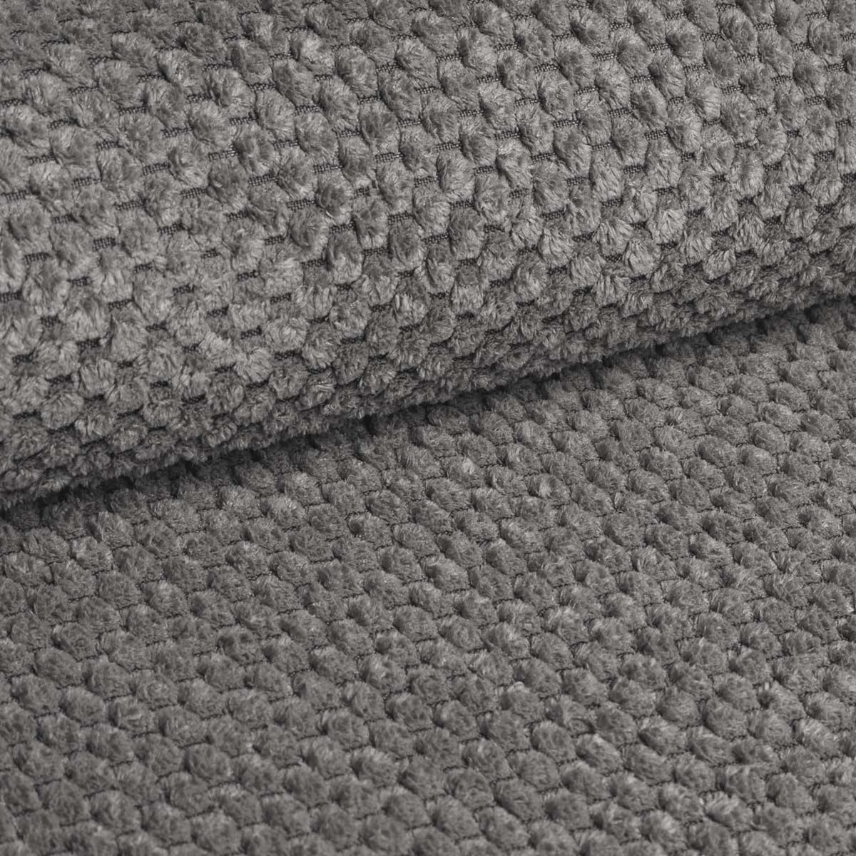 ECKSOFA Plato Mit Schlaffunktion - Dunkelgrau, Holzwerkstoff/Textil (268/202cm) - Fun Möbel