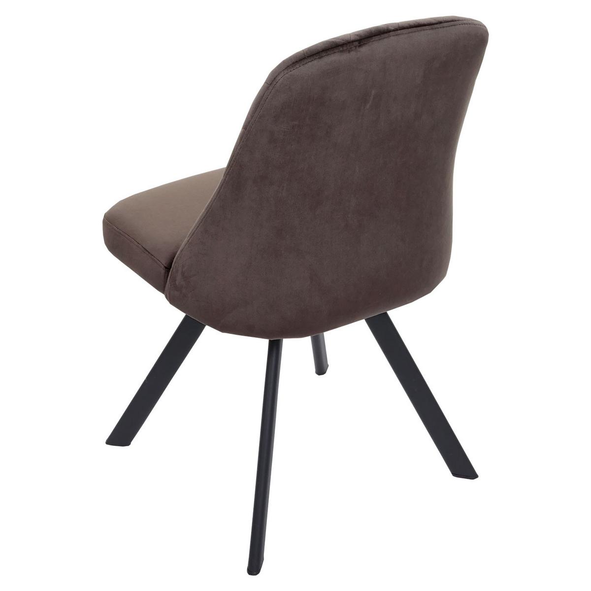 ESSZIMMERSTUHL Dunkelbraun - Dunkelbraun, Textil (48/84/51cm) - MCW