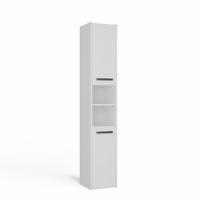 BADEZIMMERSCHRANK Weiß 30/170/30 - Weiß, Holzwerkstoff (30/170/30cm) - RAUMHIRSCH FURNITURE