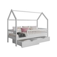 HAUSBETT Gaja 90 - Weiß, Holz (90/200cm) - MIRJAN24