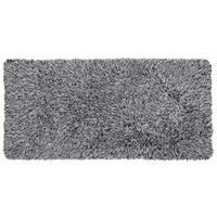 SHAGGY-TEPPICH Cide 150/80 cm - Schwarz, Kunststoff (80/150cm) - Beliani