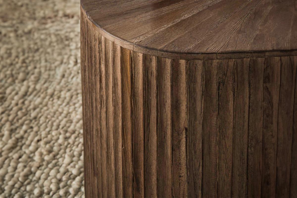COUCHTISCH INKA 2ER SET Braun Teakholz - Braun, Teakholz/Holz (68/73/31cm) - KAWOLA