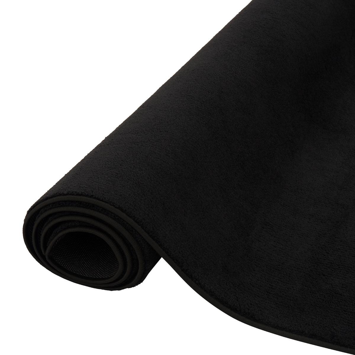 LUXUS SUPER SOFT HOCHFLOR LANGFLOR TEPPICH DELUXE - Schwarz, Textil (200/300cm) - Snapstyle