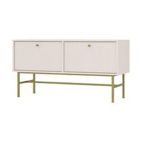 LOWBOARD TORINO 120,6x40,8x62,5 cm mit 2 Türen Beige - Beige, Holzwerkstoff (120.6/62.5/40.8cm) - MASSENO