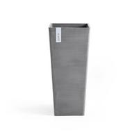 BLUMENTOPF Rotterdam High 32,7/32,7/70,5 cm Grau - Grau, Kunststoff (32.7/70.5cm) - Ecopots