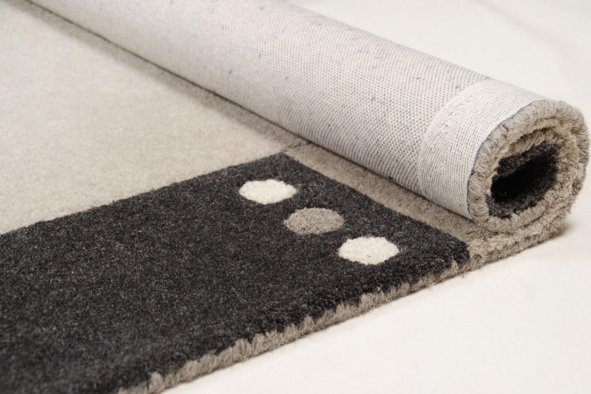 TUFTTEPPICH Napura 160x230 cm - Grau, Textil (160/230cm) - THEKO