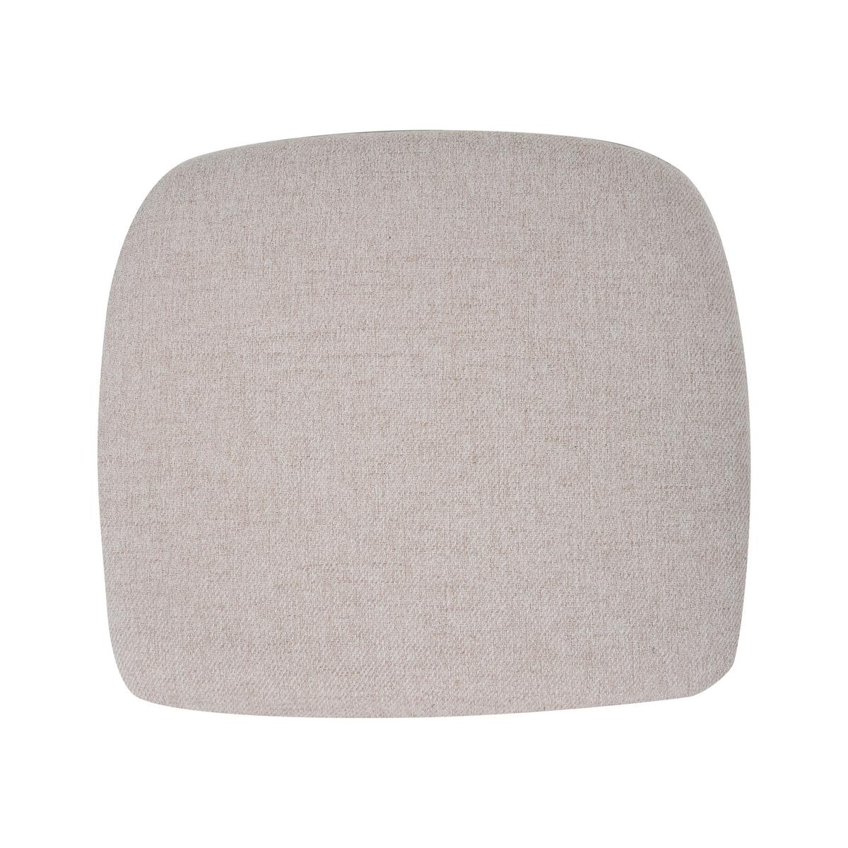 ESSZIMMERSTUHL drehbar Stoff Hellbeige Westminster - Beige, Textil/Metall (57/79/56cm) - Beliani
