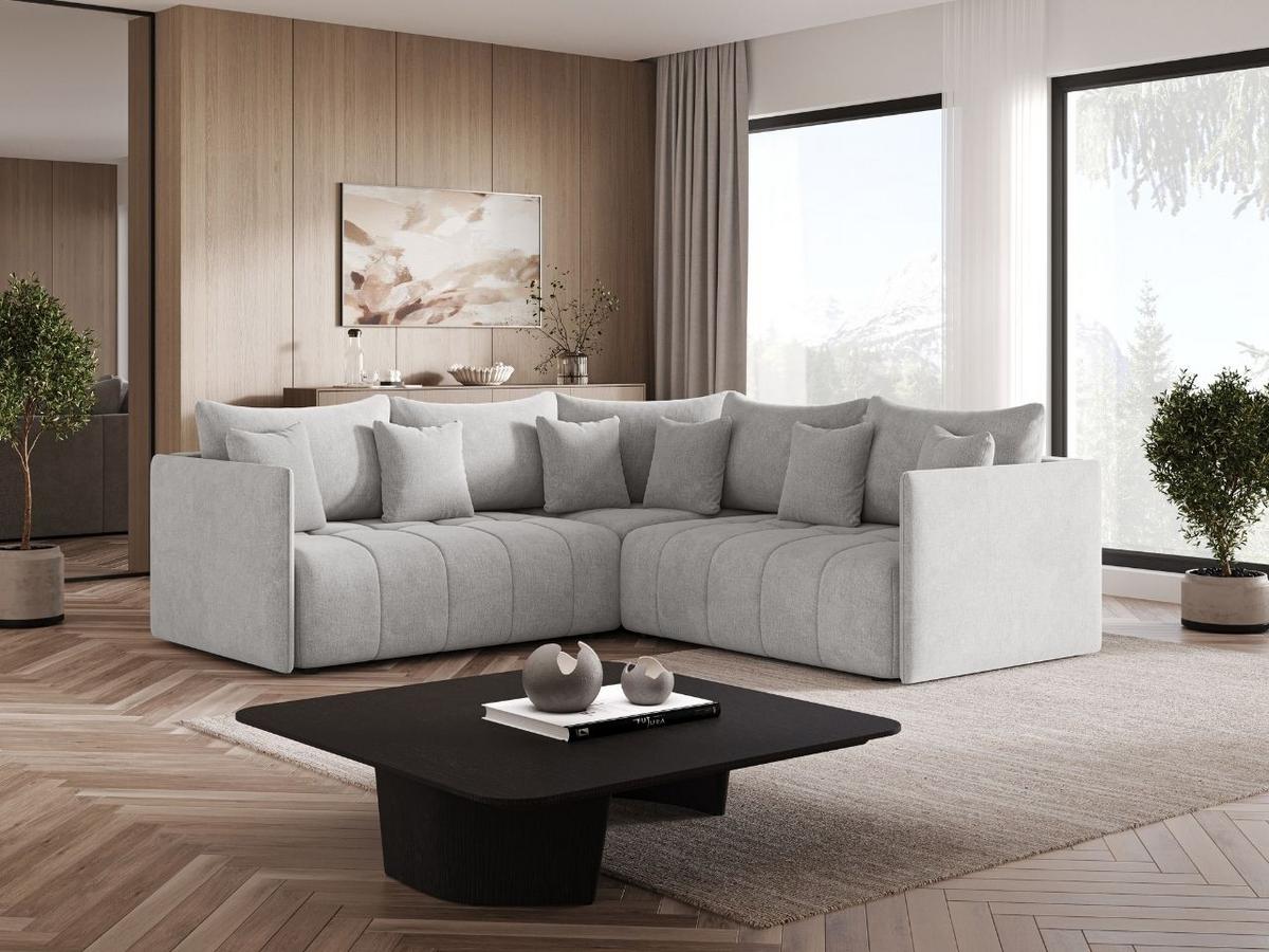 ECKSOFA Ardi Grau - Grau, Holz/Textil (240/240cm) - Graingold