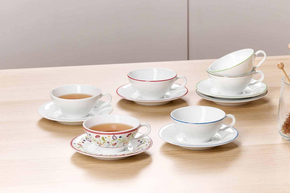 TEETASSEN Shanti Ostfriese bunt 100 ml 6er Set - Multicolor, Keramik (0.1L) - Ritzenhoff Breker