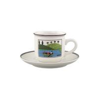 ESPRESSOTASSE MIT UNTERTASSE Design Naif bunt 100 ml - Multicolor, Keramik (12/7.5/12cm) - Villeroy & Boch