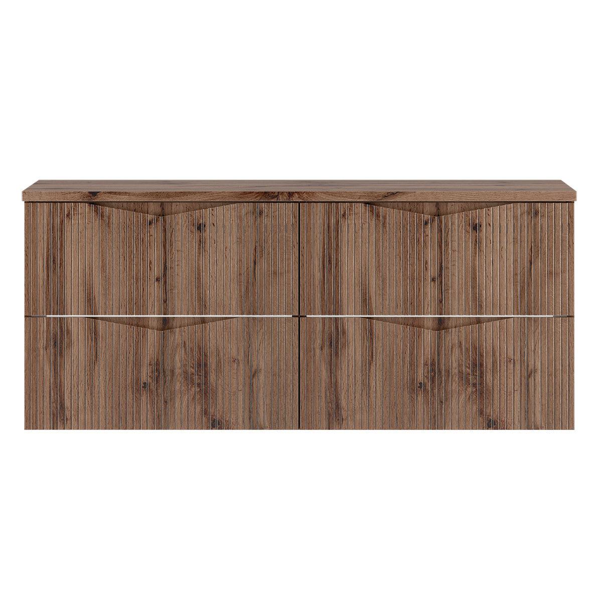 WASCHTISCHUNTERSCHRANK 120.6cm Tao Holz - Braun, Holzwerkstoff (120.6/52.2/46.5cm) - Petits-meubles
