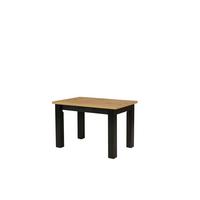 ESSTISCH FLAVIO Ausziehbar 120 - 240 / 80 x 77 cm - Bernsteinfarben/Schwarz, Holz (120/80/77cm) - MASSENO