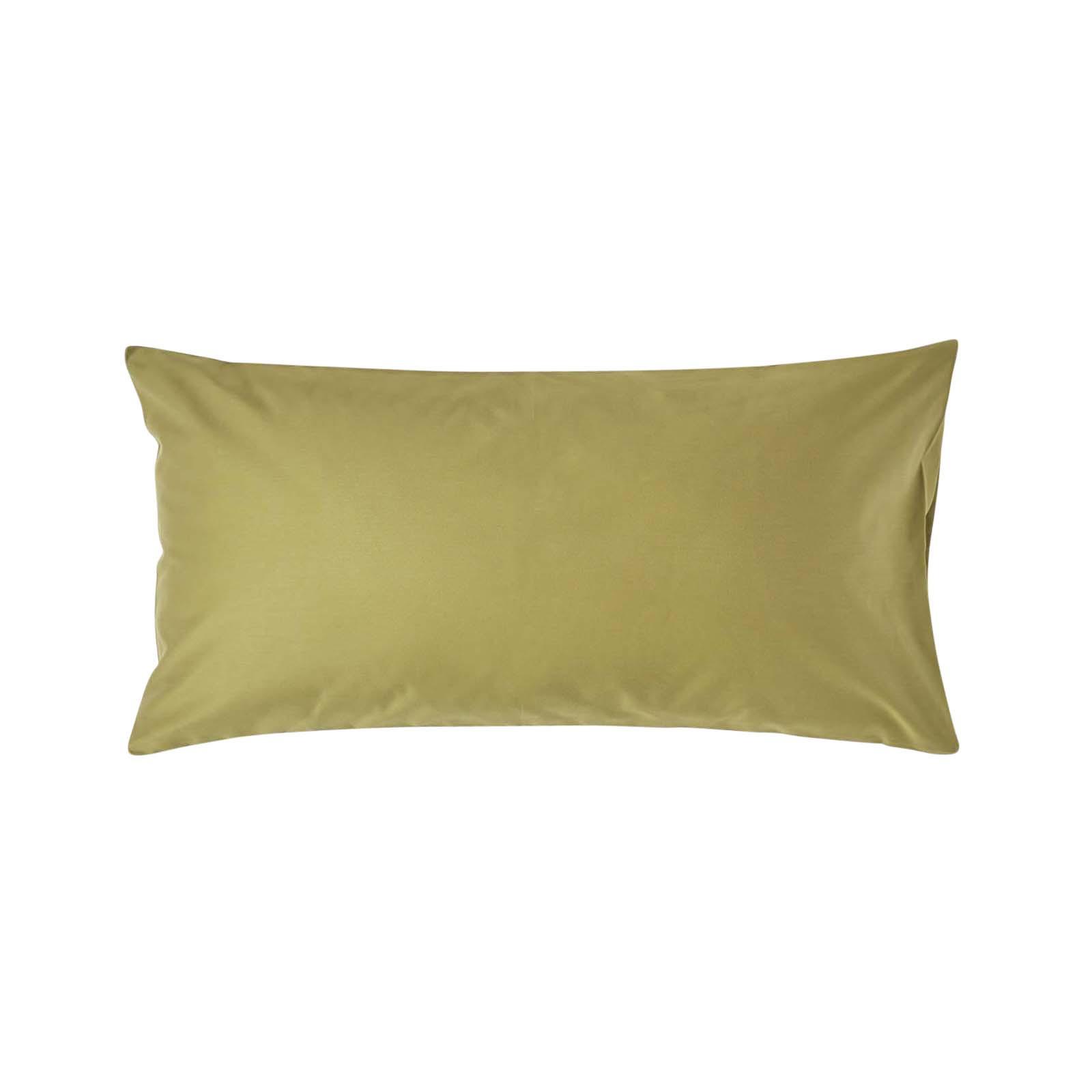 KISSENBEZUG Premium, Ägyptische Baumwolle, Fadendichte 1000 - Olivgrün, Textil (50/90cm) - Homescapes