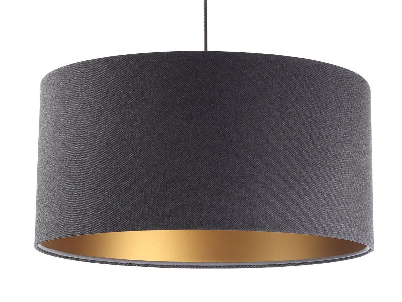 HÄNGELEUCHTE Grau 50/25 cm - Schwarz/Grau, Kunststoff (50/0.8/25cm) - ONZENO