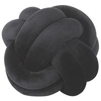 DEKOKISSEN Schwarz 20/20 cm Malni - Schwarz, Textil (20/20cm) - Beliani