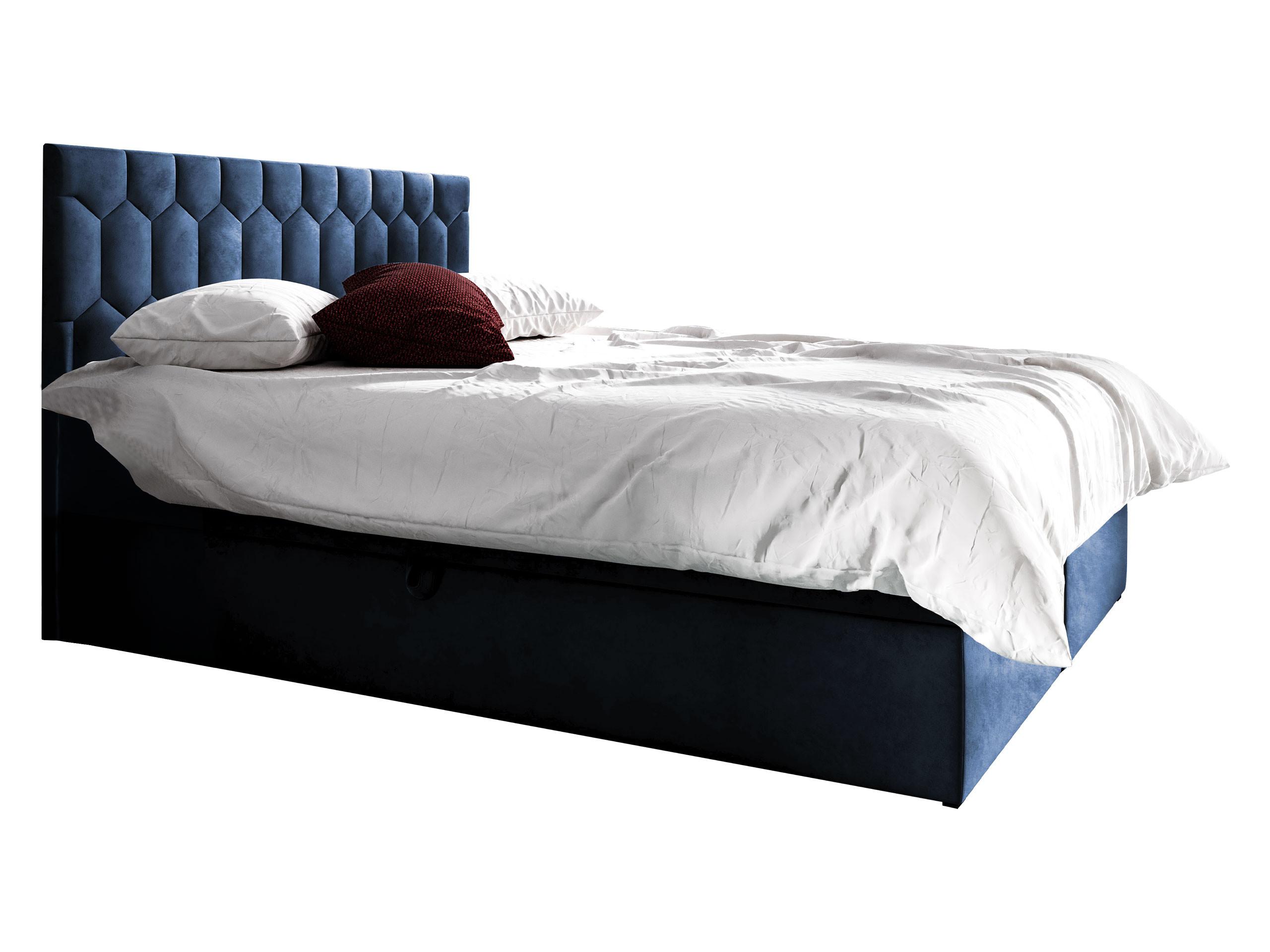 BOXBETT Top M24 - H3 - Blau, Holz (180/200cm) - MIRJAN24