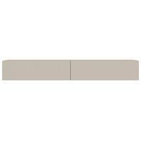 TV-LOWBOARD Veldio hängend Greige 200 cm - Taupe, Holzwerkstoff (201.6/28.5/31.6cm) - Selsey